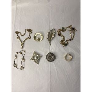 Vintage‎ Costume Jewelry Lot 4 Signed Napier Sarah Cov Jordan ( .925) Lisner
